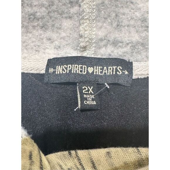 NWOT Inspired Hearts hoodie - Picture 6 of 7